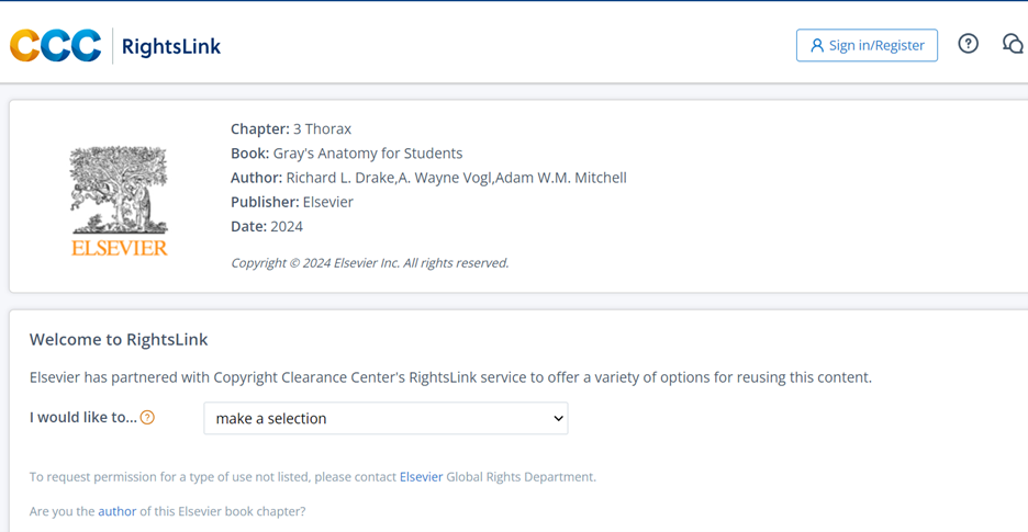 books rights screen